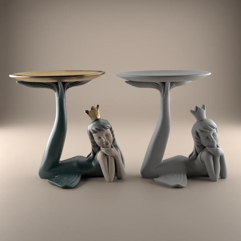 Charming Mermaid 3D STL for Home Decor and Gifts