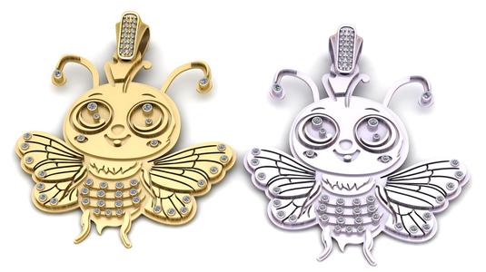 Honeybee  PENDANT 3d printable model