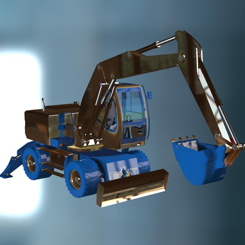 ELEVATOR EXCAVATOR CAR VEHICLE TRACTOR A97 EXCAVATOR CAROLA CRANE TRUCK TRAILER CHAIN HOOK