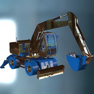 ELEVATOR EXCAVATOR CAR VEHICLE TRACTOR A97 EXCAVATOR CAROLA CRANE TRUCK TRAILER CHAIN HOOK