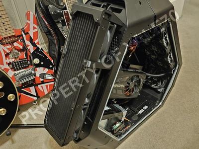 Alienware Area 51 External Radiator Mounting Bracket / 120mm Fan Exhaust ATX PC Case