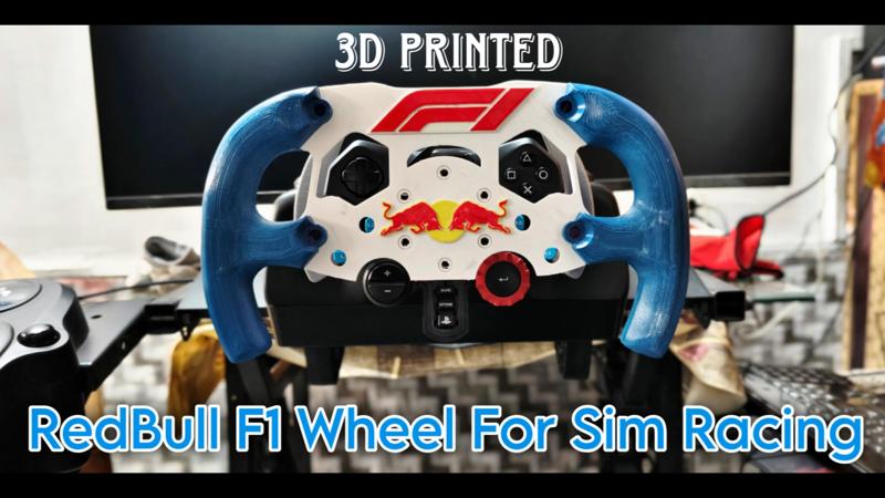 RedBull F1 Racing Wheel for Sim Racing Logitech G29 Mod