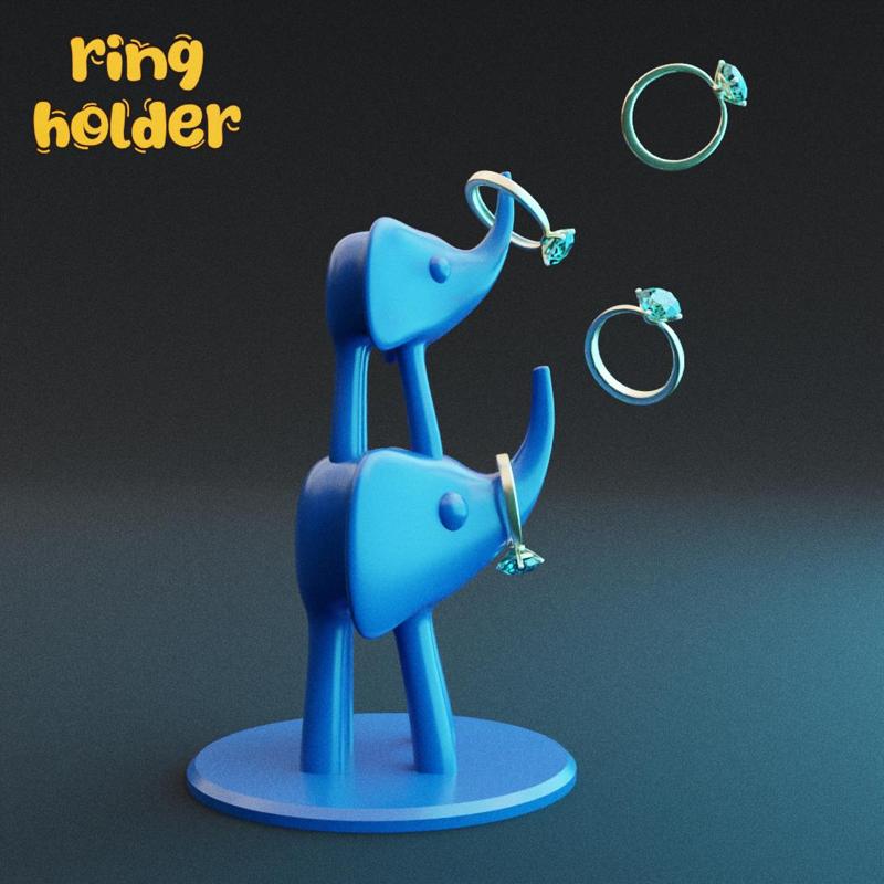 elephants rings holder organizer idea