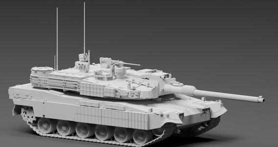 South Korean K2 Black Panther with K-APS