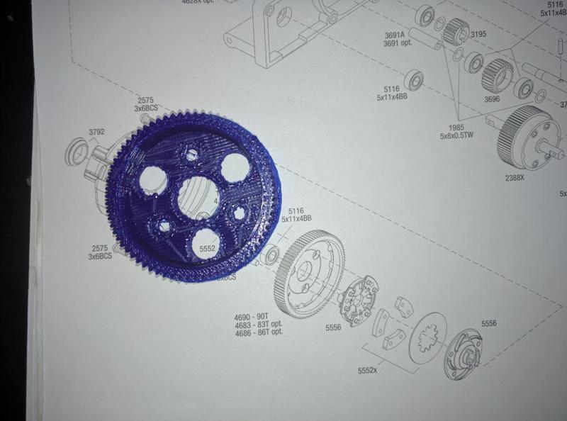 Spur Gear 73 tooth 46p for Traxxas Slash 2WD