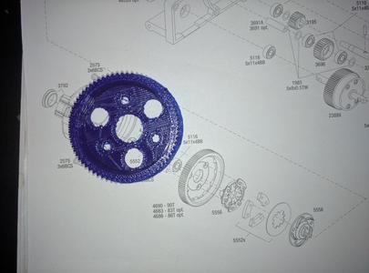 Spur Gear 73 tooth 46p for Traxxas Slash 2WD