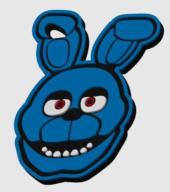 Blue bonny keychain fnaf