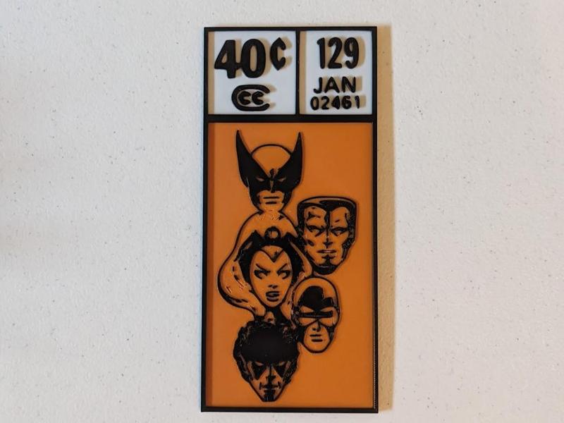 Corner Box Recreation - Uncanny X-Men #129