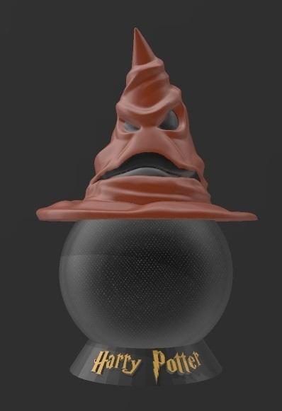 Suporte Alexa Echo Dot 4a e 5a Geração SORTING HAT HARRY POTTER