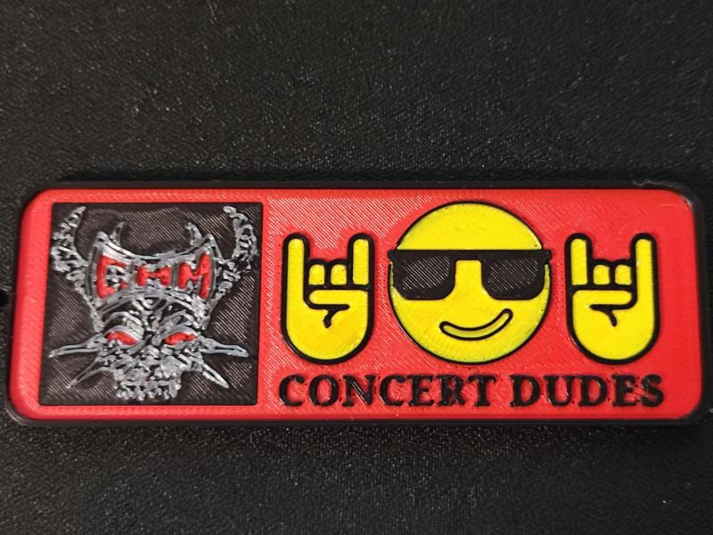 Graspop Concert Dudes keychain