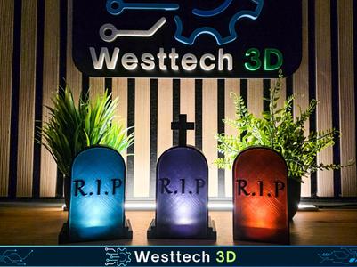 Tombstone Tealight Lamps