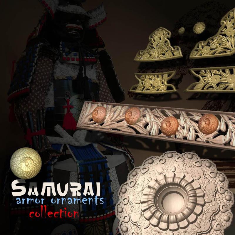 samurai armor ornament collection