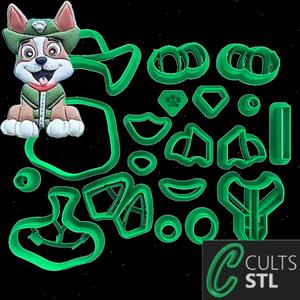 CORTADOR - TRACKER - PATRULHA CANINA - 8cm