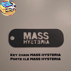 MASS HYSTERIA key chain