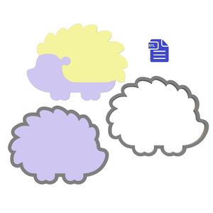 3pc Hedgehog Bath Bomb Mold