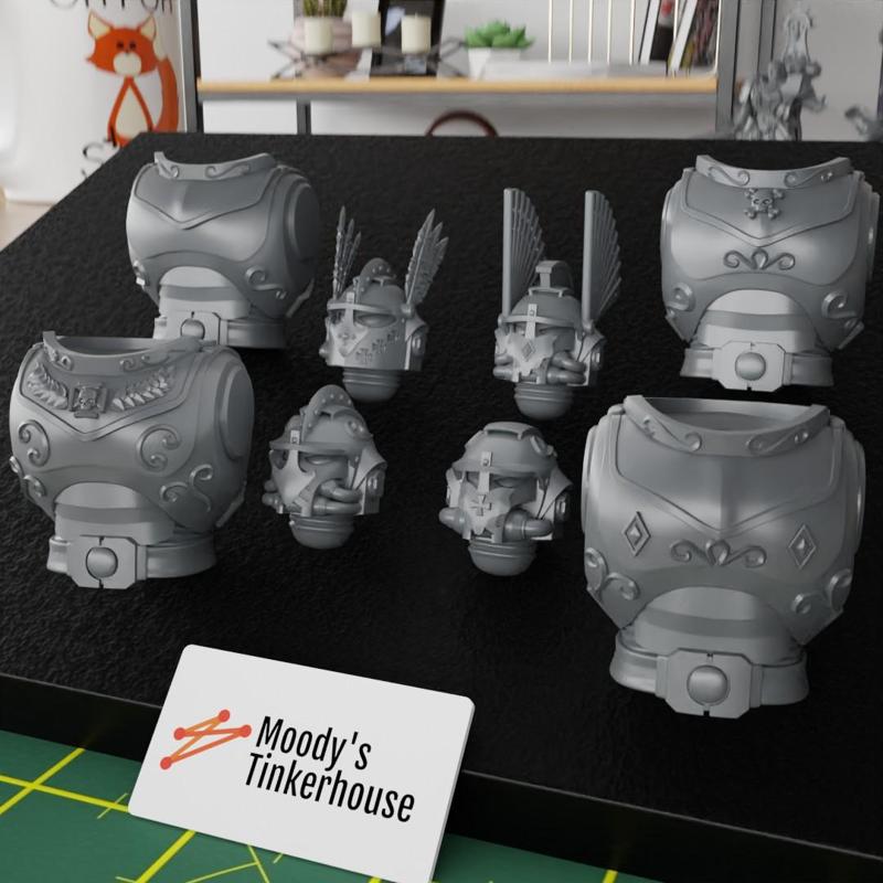 Hussar Marines - helmets and torso armor