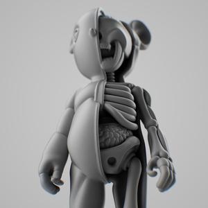 Anatomy Bear Figurine