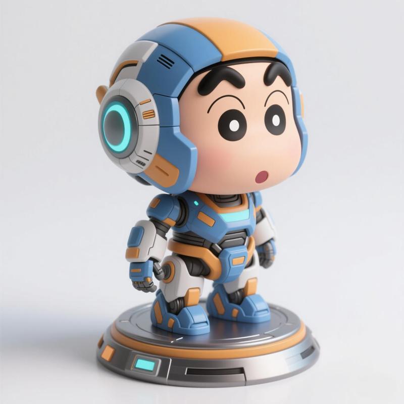 Robot Sculpture Mech Sculpture Crayon Shin-chan