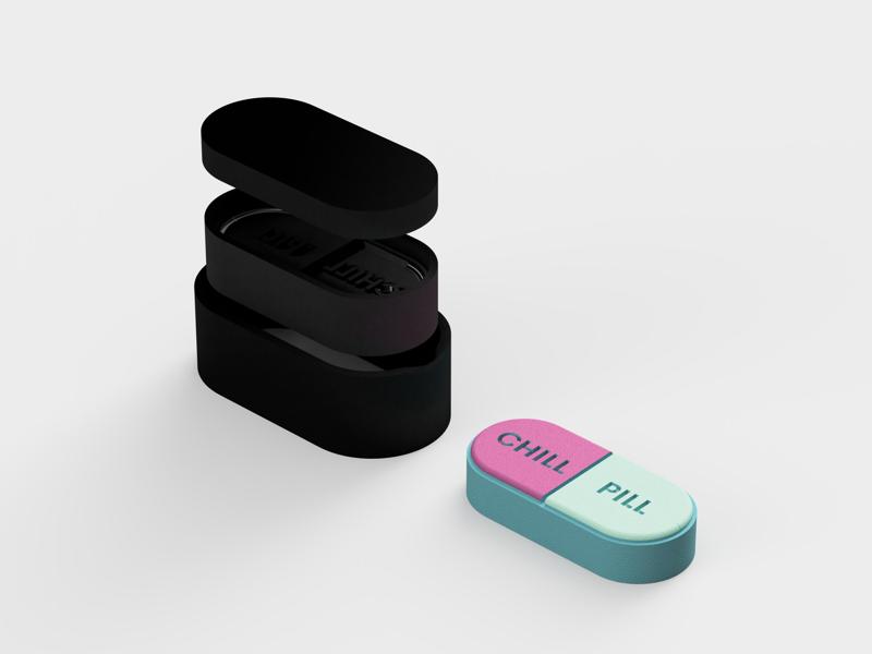 Chill pill - bath bomb mould