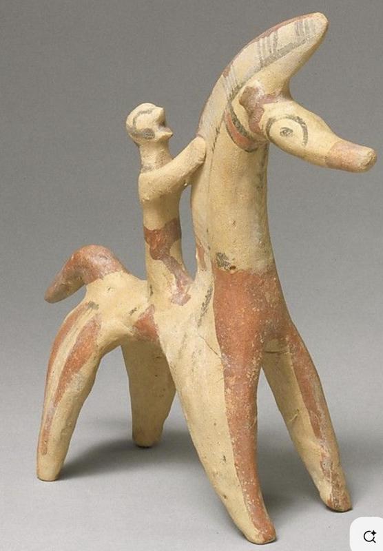 Roman children's game; horseman