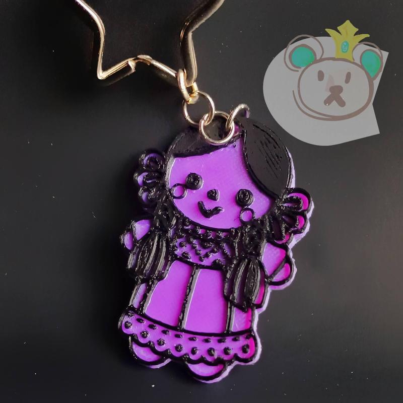 Lelé doll keychain