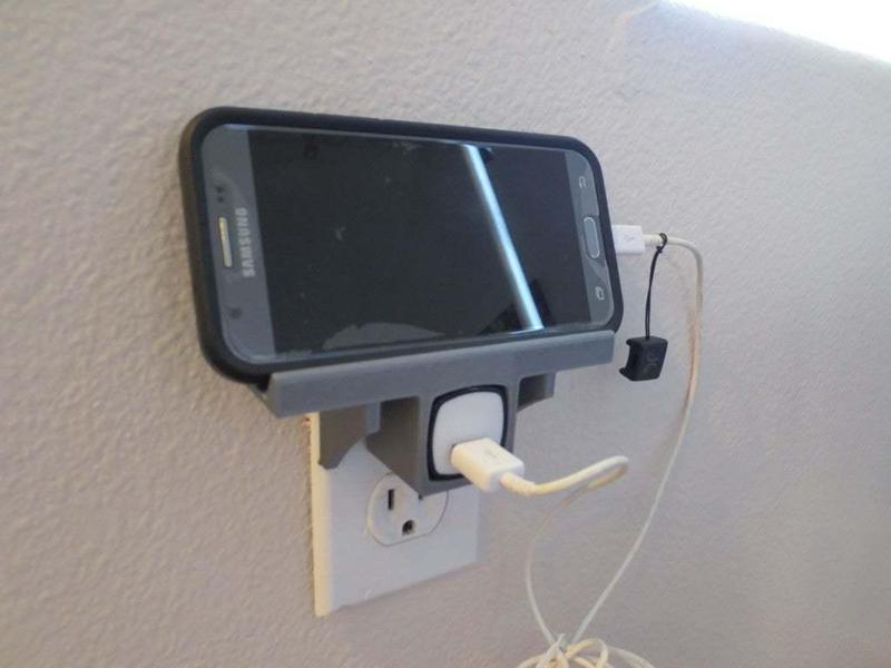 Portable Outlet Shelf, Phone USB Charger