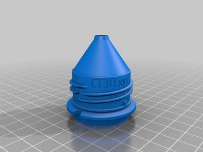 Airsoft speed loader water bottle adapter