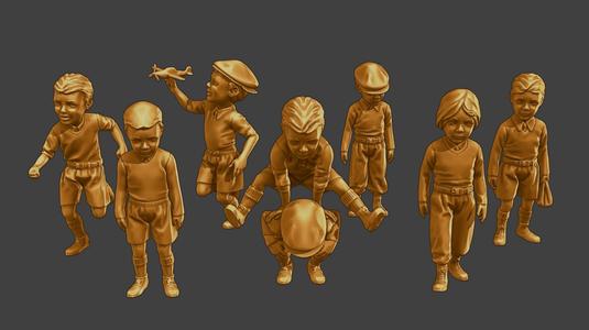 ww2 Casual Little Boy CLB1 Pack 1