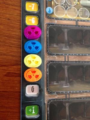 Outlive Board Game Radiation Marker