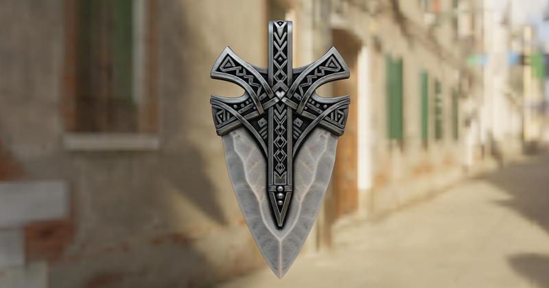 Viking Arrow Pendant