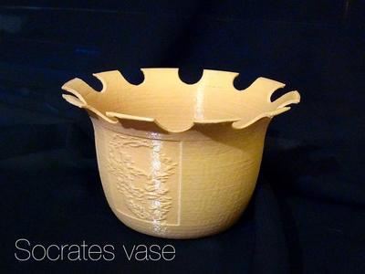 "Socrates" vase