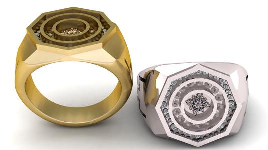 3D GOLD RING 3d printable model