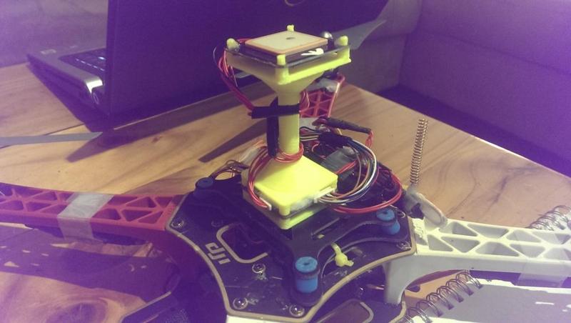 Mini APM Top and Bottom Case with optional GPS/Compass Stand