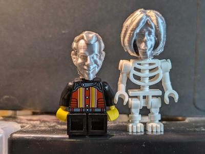 emmanuel and brigitte Macron bricks compatible-collectibles