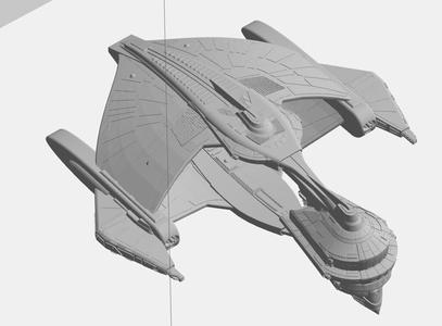Romulan Citadel Warbird - Star trek Starship