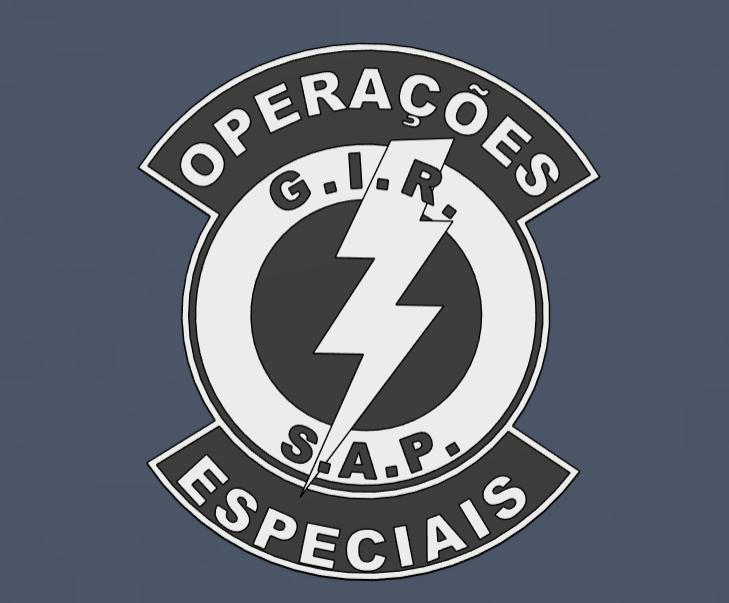 BRASÃO GIR OPERAÇÕES ESPECIAIS POLICIA PENAL