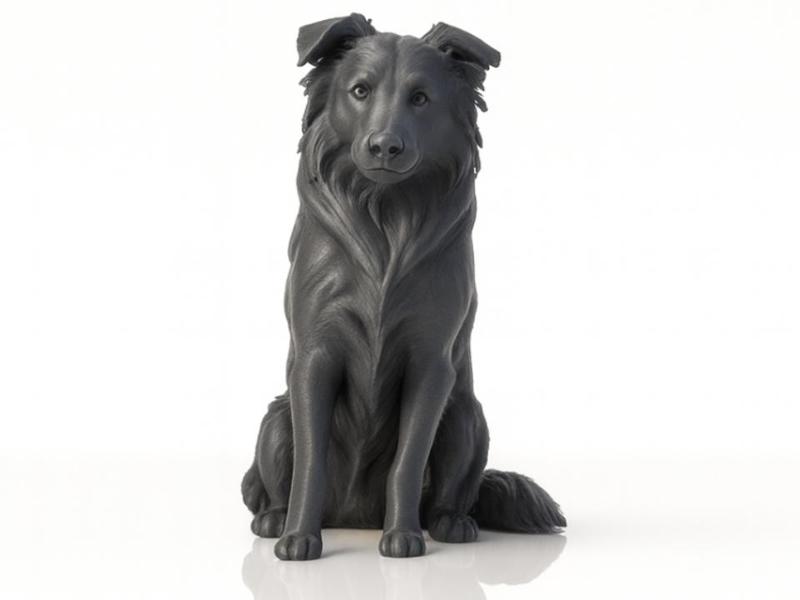 Border Collie – 3D Printable Dog Statue