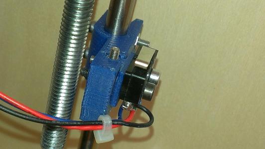 adjustable mechanical endstop z for prusa mendel i2