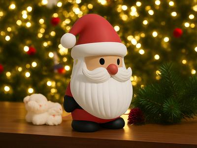 Santa Claus Figure, Santa Claus 3D Model