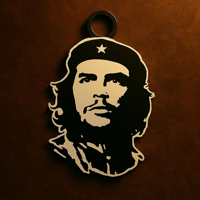 Che Guevara Silhouette Pendant – Free 3D Printable Necklace Design