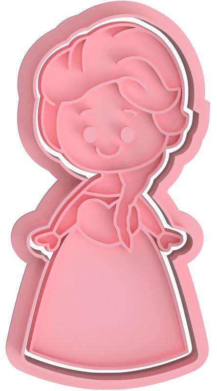 PRINCESS ELSA CUTTER FOR COOKIES AND FONDANT