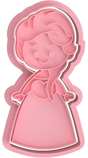 PRINCESS ELSA CUTTER FOR COOKIES AND FONDANT