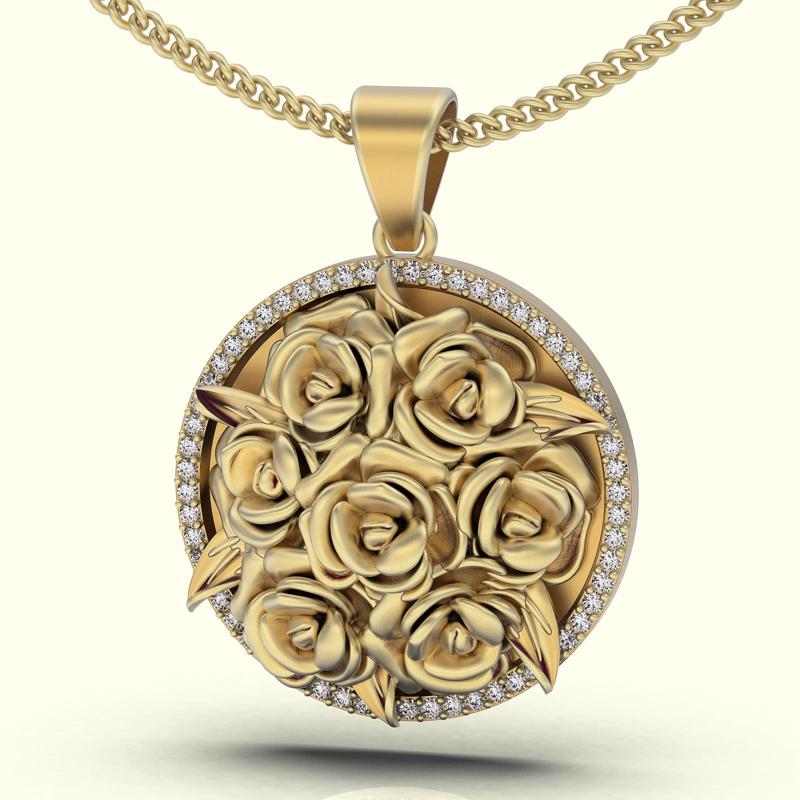 Flower pendant