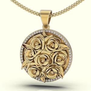 Flower pendant