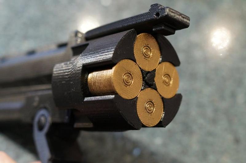 Casing and Projectile for Dan0nator Hellboy pistol prop