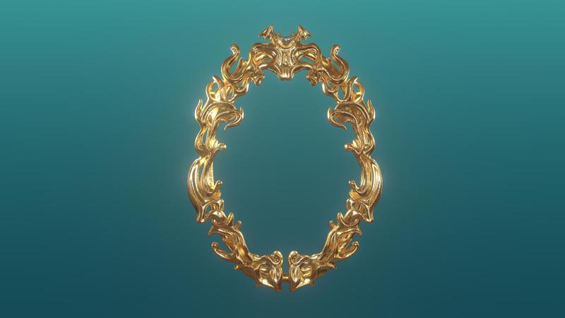 Fire Baroque Frame