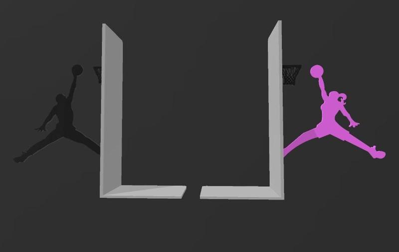 Separador de Games e Livros Casal do Basquete Jordan