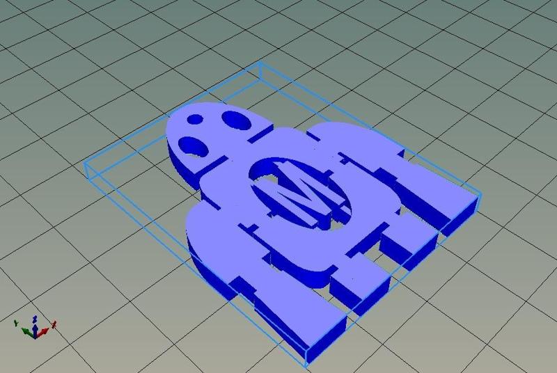 MakerBot 50x40x4mm key chain