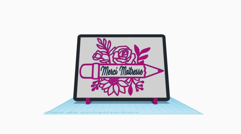 Cadre Thank you Mistress