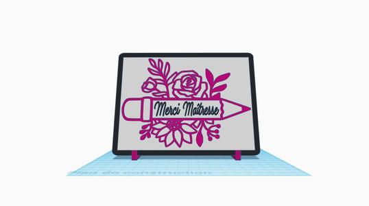 Cadre Thank you Mistress